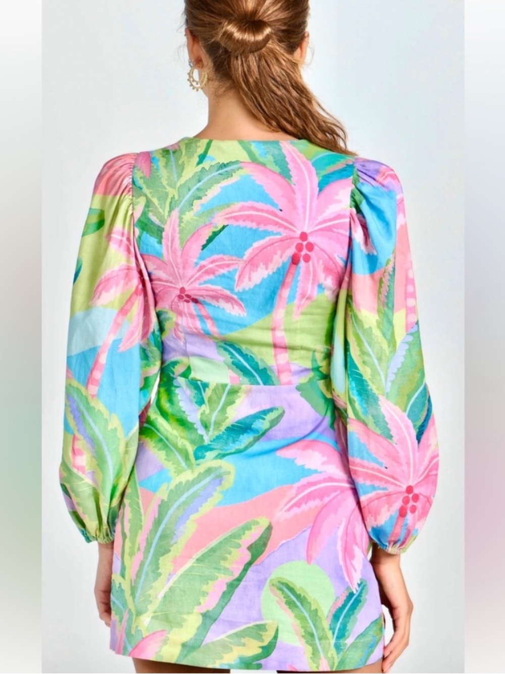 πΊπHPππΊ NWT Farm Rio Beach Vibe Mini Dress - Picture 5 of 16